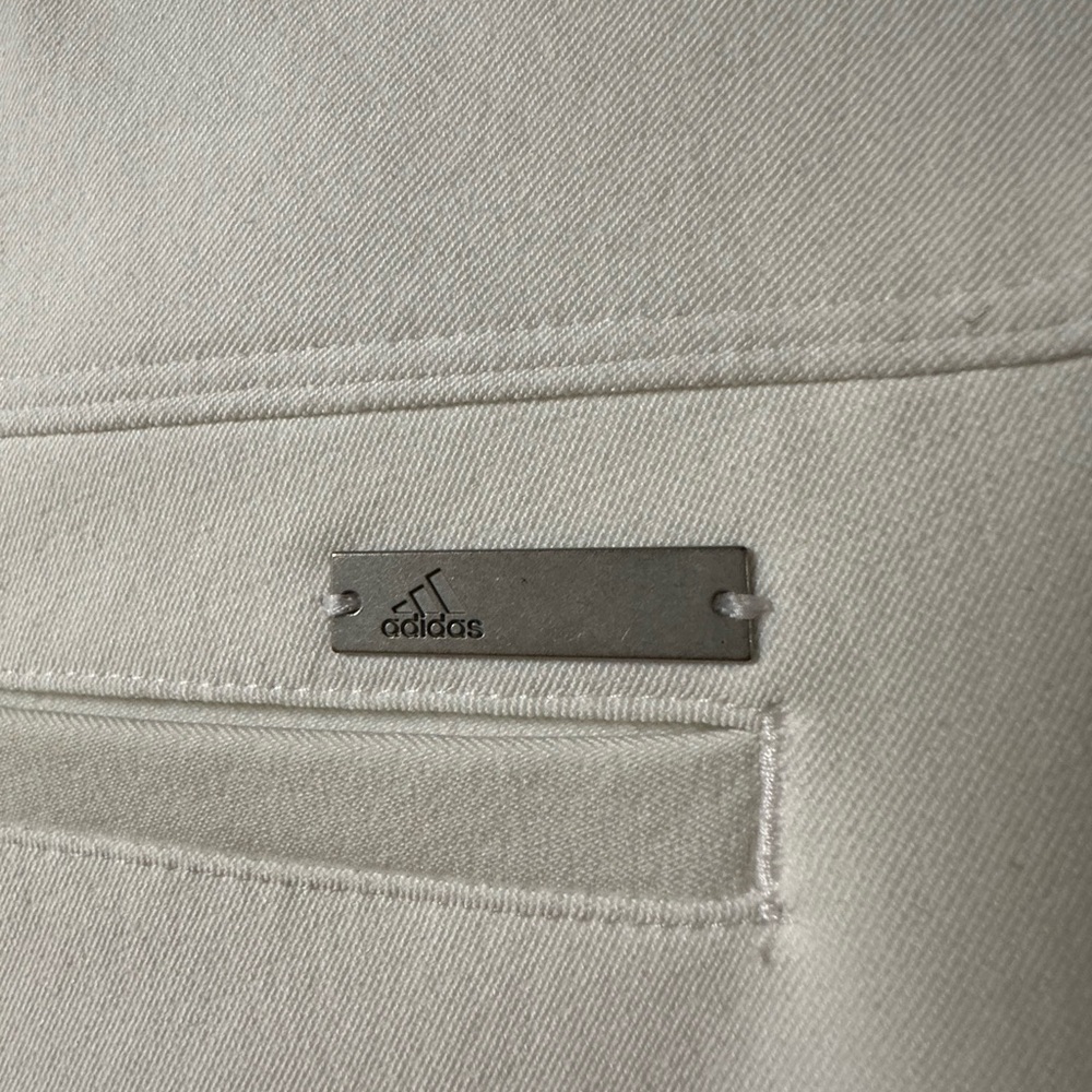 adidas White Women's Golf Pants - Picture 3 of 8